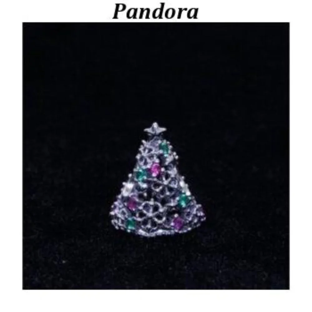 NEW Pandora Glitter Christmas Tree Charm